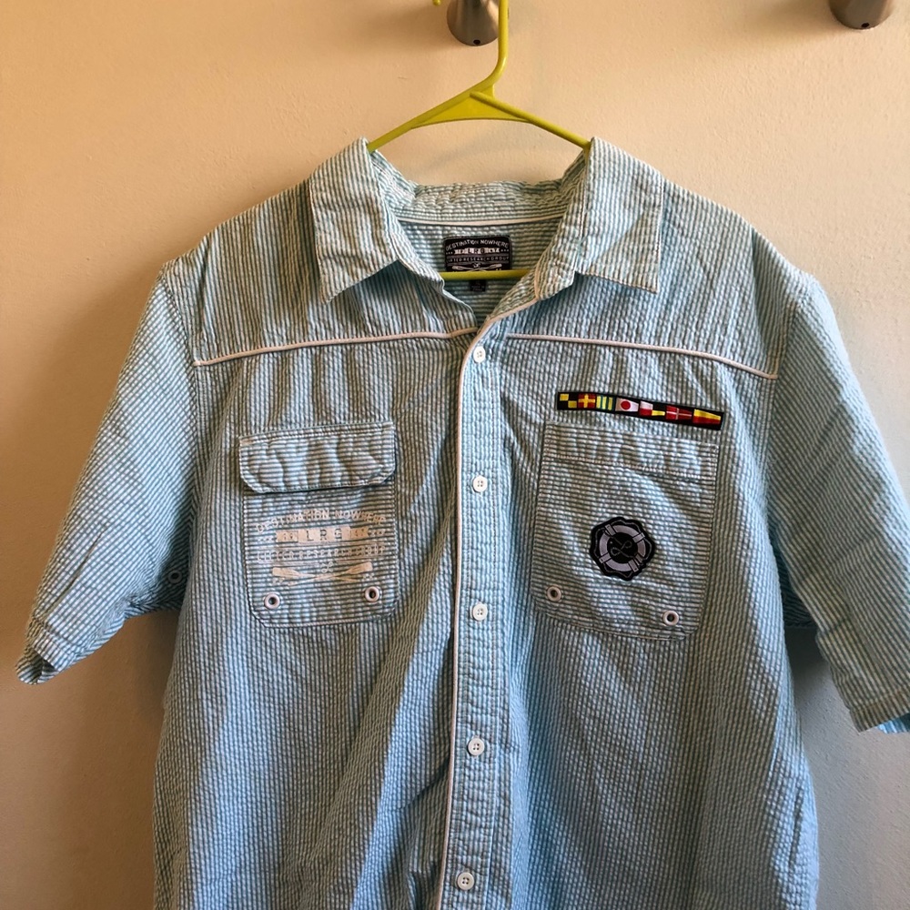 Men’s LRG Button Up XL T-shirt. Lightly worn.